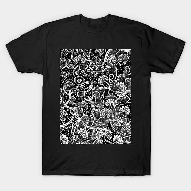 Flowers T-Shirt by Marie's Art